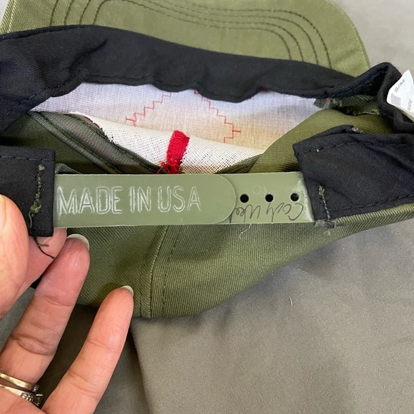 Vintage Boy Scouts Made In America Fleur De Lis Snap Back Baseball Cap Size S/M - Picture 6 of 8